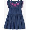 Girl Lightweight Denim Dress Denim Blue - Dresses - 1 - thumbnail