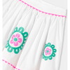 Girl Poplin Skirt White/Multicolour - Skirts - 4