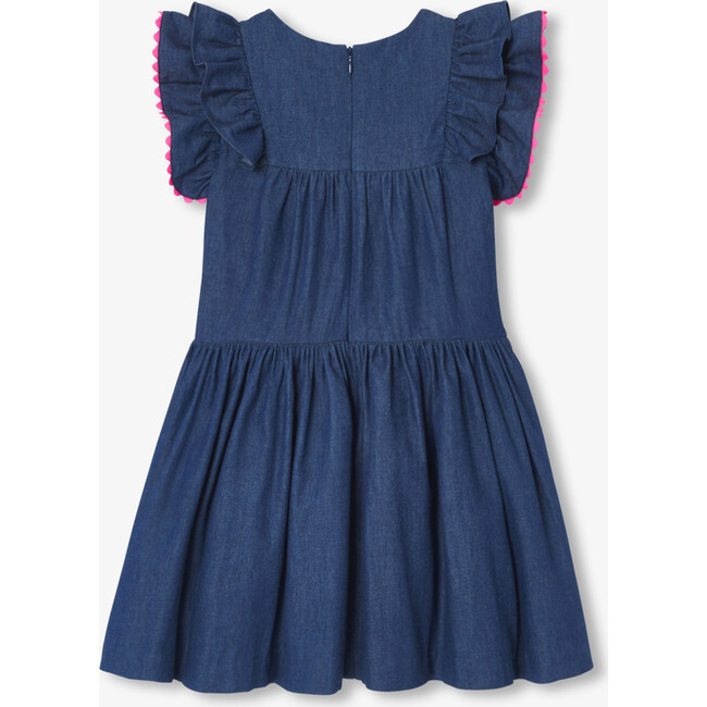 Girl Lightweight Denim Dress Denim Blue - Dresses - 2