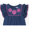 Girl Lightweight Denim Dress Denim Blue - Dresses - 3