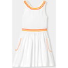 Girl Dress In Cotton Voile  White - Dresses - 1 - thumbnail