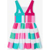 Girl Cross/Back Dress White/Multicolour - Dresses - 2