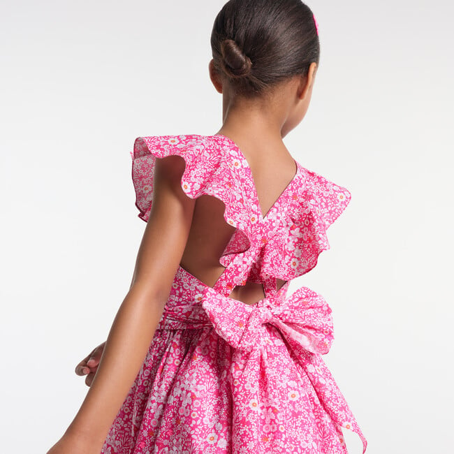 Girl Halter Dress Pink/Multicolour - Dresses - 3