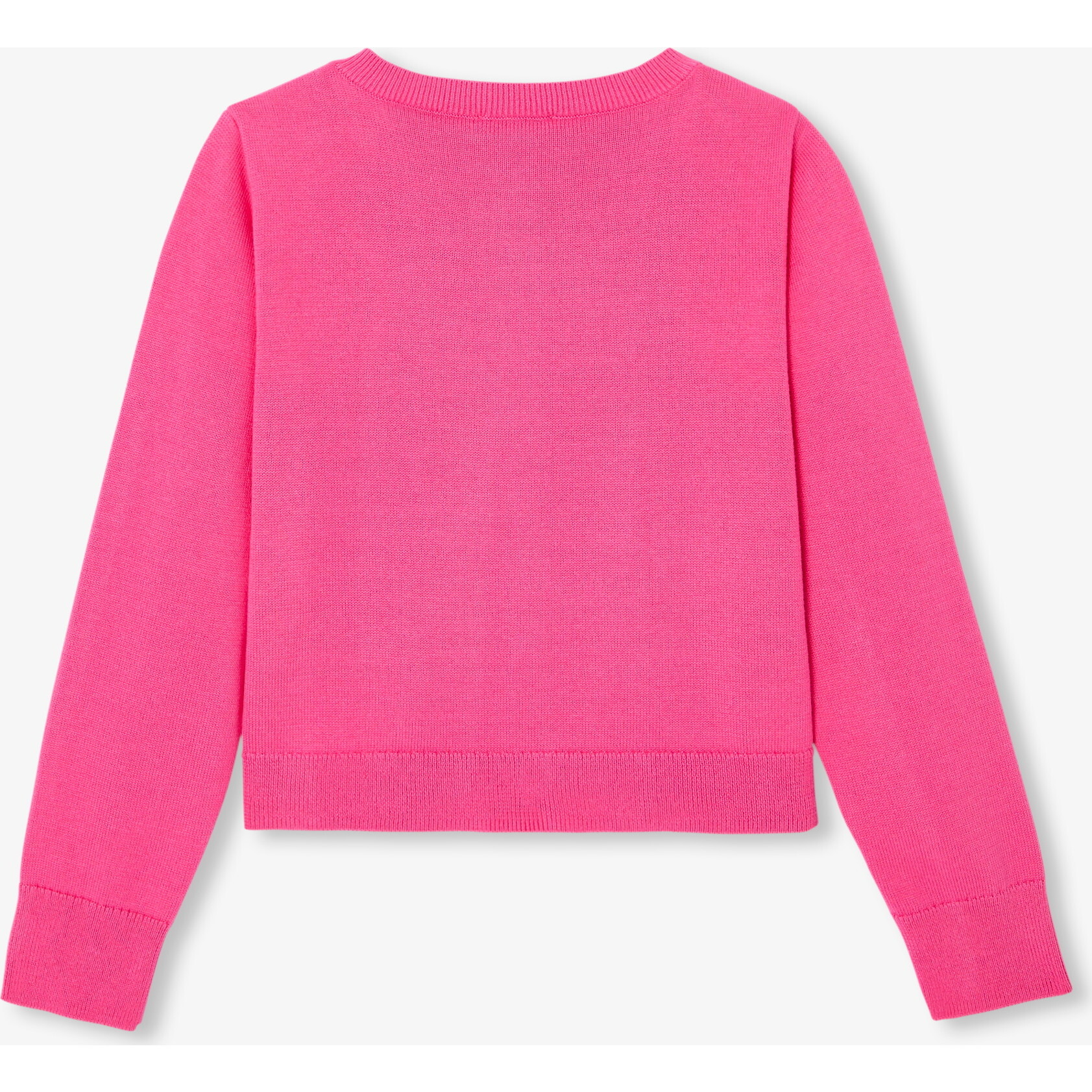 Girl Cardigan Light Fuchsia - Jacadi Paris Sweaters | Maisonette