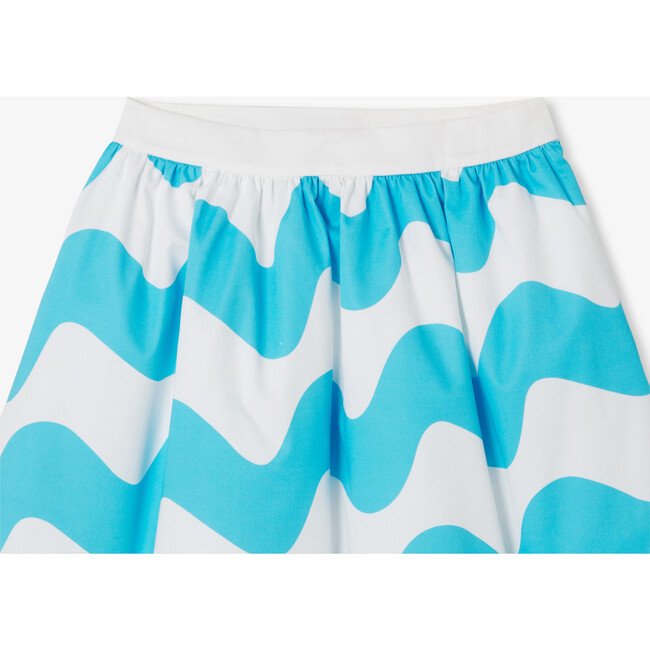 Girl Ceremony Skirt White/Blue - Skirts - 4