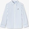 Children's Oxford Shirt White/Blue - Button Downs - 1 - thumbnail