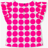 Girl Blouse In Poplin White/Pink - Blouses - 2