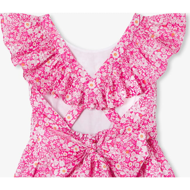 Girl Halter Dress Pink/Multicolour - Dresses - 6