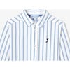 Children's Oxford Shirt White/Blue - Button Downs - 3