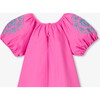 Girl Blouse With Balloon Sleeves Bubble Rose - Blouses - 4