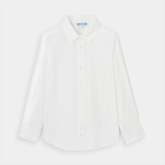 Children's Oxford Shirt White - Button Downs - 1