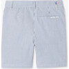 Boy's Striped Bermuda Shorts White/Blue - Shorts - 2