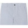 Boy's Striped Bermuda Shorts White/Blue - Shorts - 3
