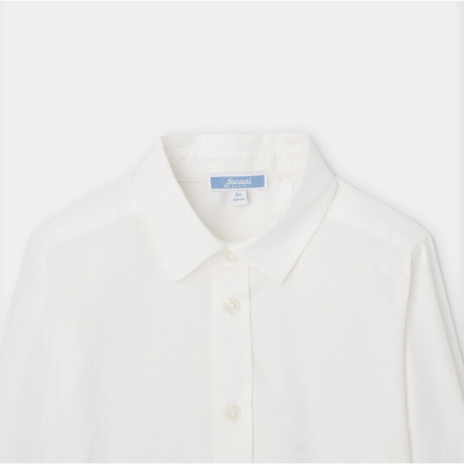 Children's Oxford Shirt White - Button Downs - 3