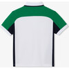 Boy's Polo Shirt White/Green - Polo Shirts - 2