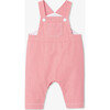 Baby Long Overalls White/Red - Rompers - 1 - thumbnail