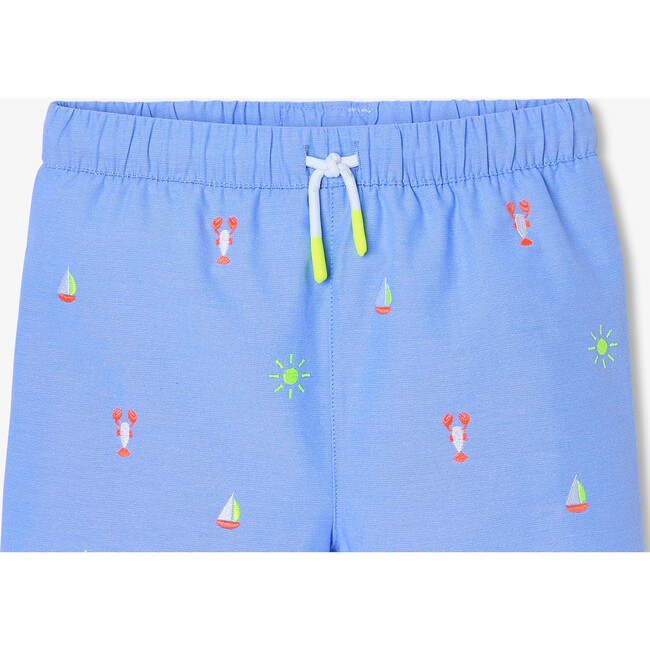 Boy's Swim Shorts Blue/Multicolour - Swim Trunks - 3