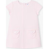 Baby Girl Trapeze Dress  Powder Pink - Dresses - 1 - thumbnail