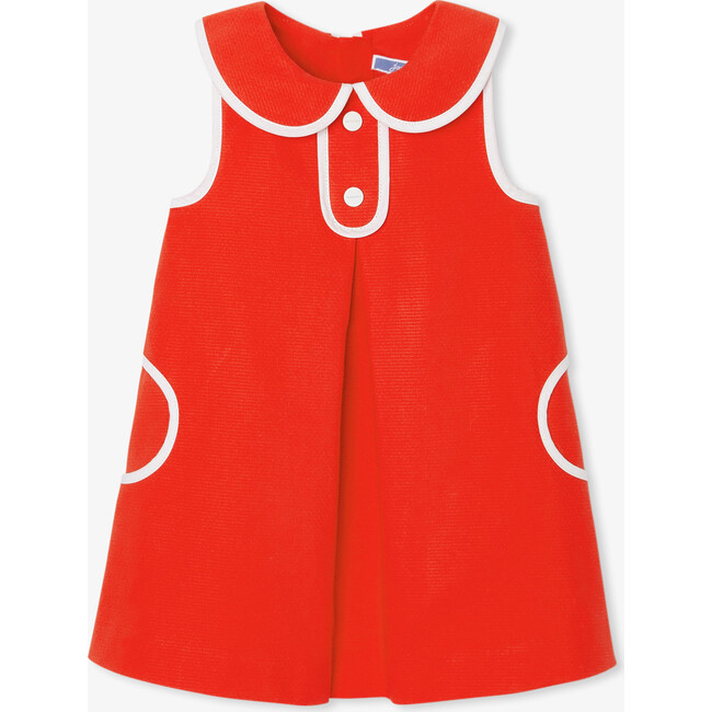 Baby Girl Sleeveless Dress Tangerine - Dresses - 1