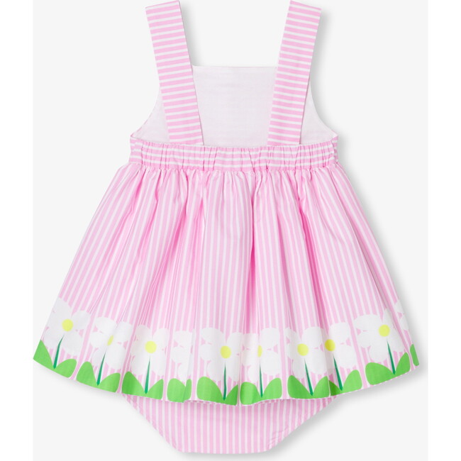 Baby Girl Sleeveless Dress White/Pink - Dresses - 2
