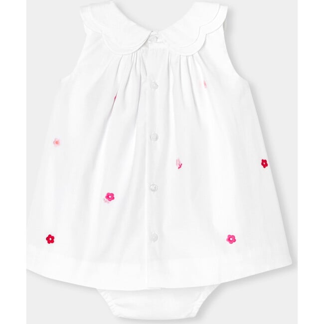 Baby Girl Sleeveless Dress White/Multicolour - Dresses - 2