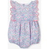 Baby Girl Romper In Liberty Fabric Multicolour - Rompers - 1 - thumbnail