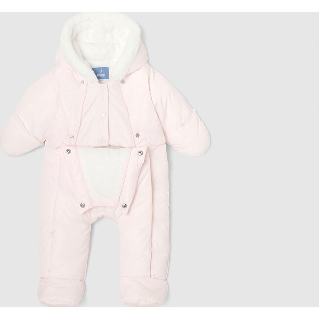 Baby Girl Snowsuit  Pale Pink - Snowsuits - 4