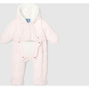 Baby Girl Snowsuit  Pale Pink - Snowsuits - 4