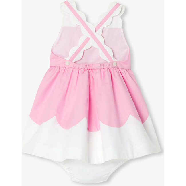 Baby Girl Special Occasion Dress White/Pink - Dresses - 4