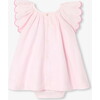 Baby Girl Linen  Dress  Pale Pink - Dresses - 2