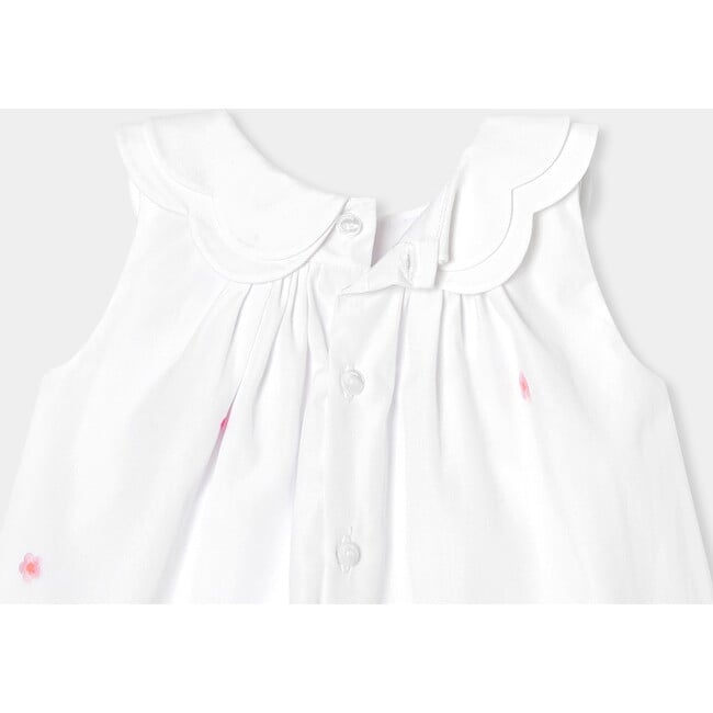 Baby Girl Sleeveless Dress White/Multicolour - Dresses - 4