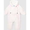 Baby Girl Snowsuit  Pale Pink - Snowsuits - 5