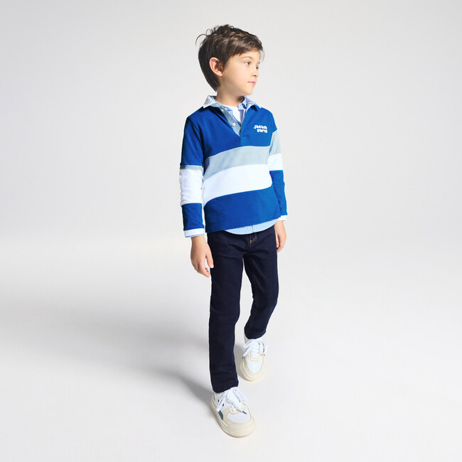 Boy Straight Jeans Dark Denim - Jeans - 6