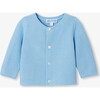 Baby Cotton Cardigan Ocean Blue - Cardigans - 1 - thumbnail