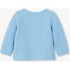 Baby Cotton Cardigan Ocean Blue - Cardigans - 2