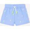 Baby Boy Swim Shorts Blue/Multicolour - Swim Trunks - 1 - thumbnail
