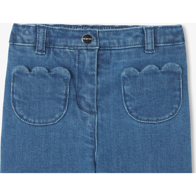 Baby Girl Denim Trousers Light Denim - Jeans - 3