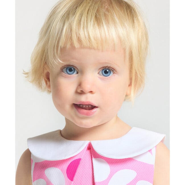 Baby Girl Dress With Plant Motif Pink/Multicolour - Dresses - 3