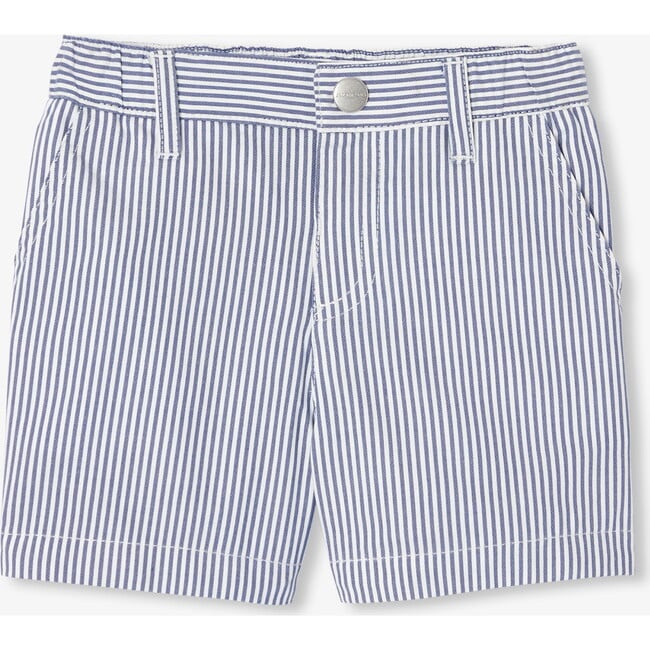 Baby Boy Striped Shorts White/Blue