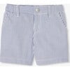 Baby Boy Striped Shorts White/Blue - Shorts - 1 - thumbnail