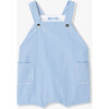 Baby Boy Short Overalls White/Blue - Rompers - 1 - thumbnail