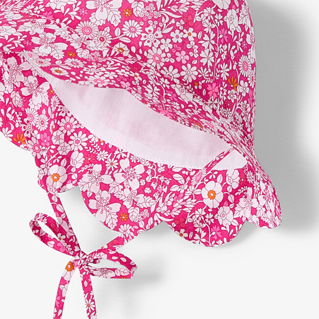 Baby Girl Bob In Liberty Fabric Pink/Multicolour - Hats - 2