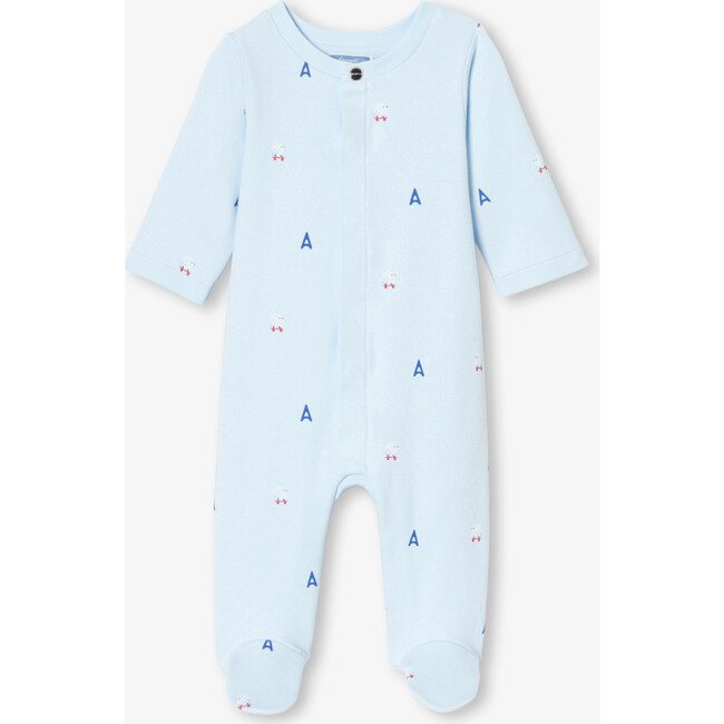 Baby Boy Pajamas In Interlock Blue/Multicolour - Pajamas - 1