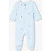 Baby Boy Pajamas In Interlock Blue/Multicolour - Pajamas - 1 - thumbnail