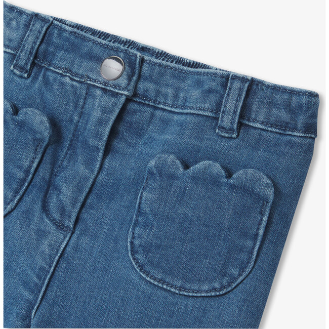 Baby Girl Denim Trousers Light Denim - Jeans - 4