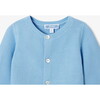 Baby Cotton Cardigan Ocean Blue - Cardigans - 3