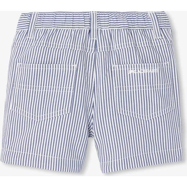 Baby Boy Striped Shorts White/Blue - Shorts - 2