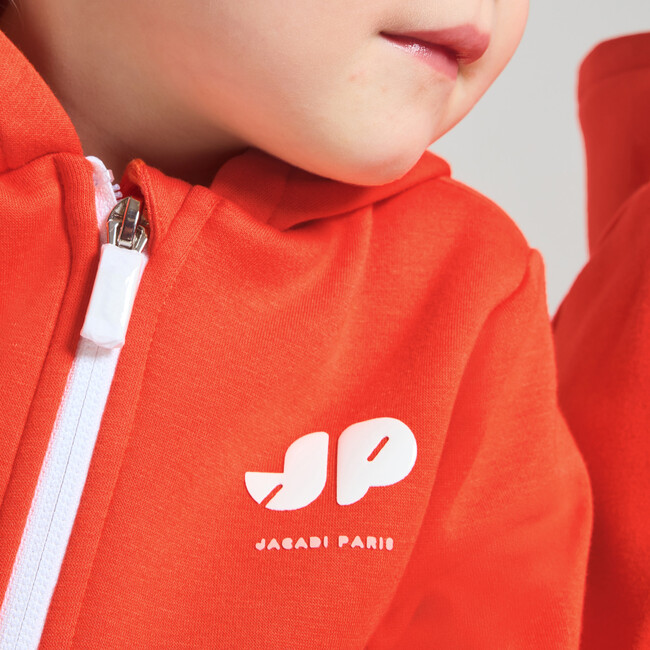 Baby Fleece Zip/Up Sweatshirt Tangerine - Sweatshirts - 3