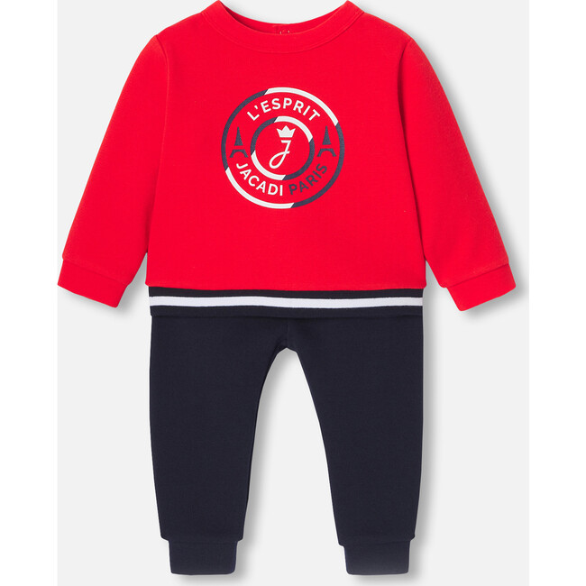 Baby Boy Set Red/Navy