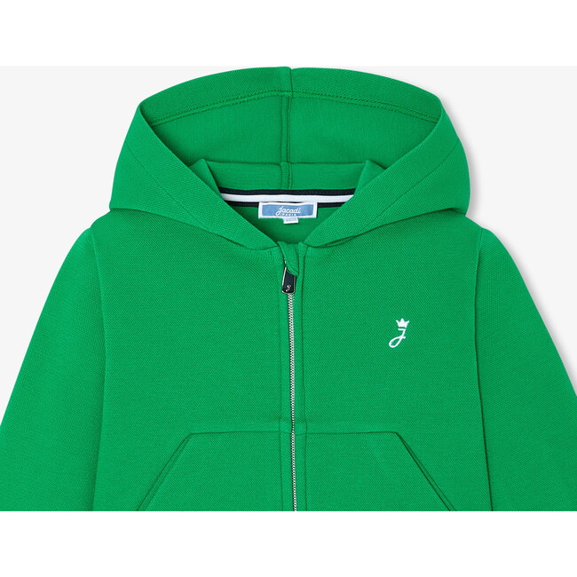 Baby Boy Zip/Up Sweatshirt Green - Sweatshirts - 3